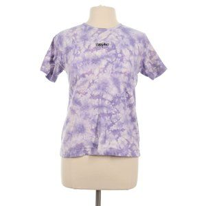 Mossimo Women's Purple Vintage Tie Dye T-Shirt Top